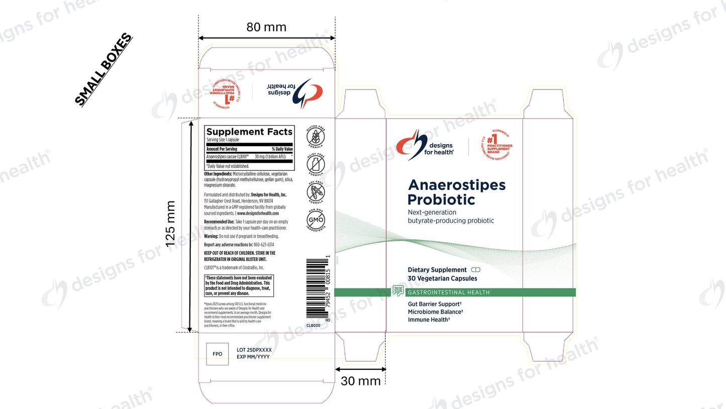 Anaerostipes Probiotic by Designs For Health