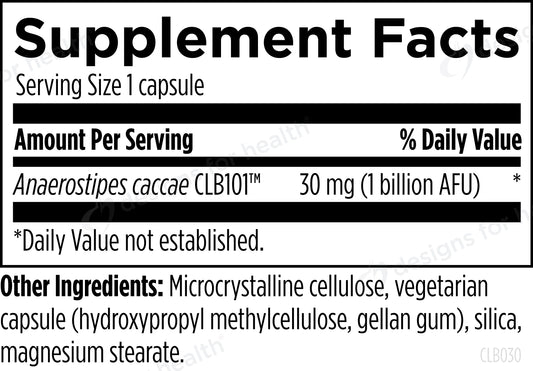 Anaerostipes Probiotic by Designs For Health