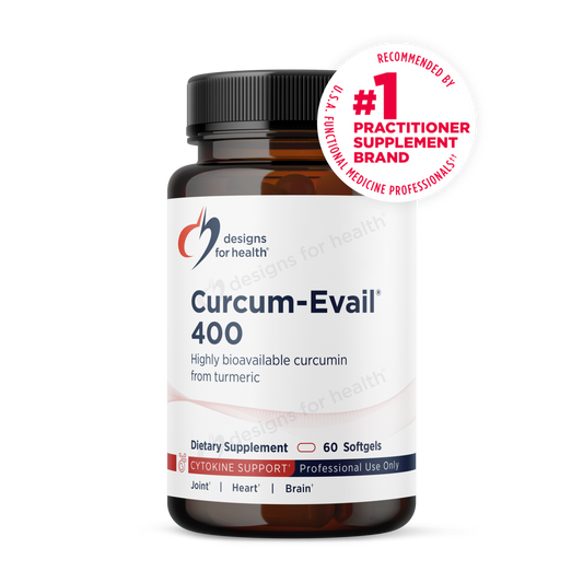 Curcum-Evail 400 by Designs for Health (120 softgels)