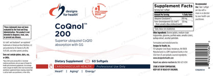 CoQnol 200 by Designs for Health