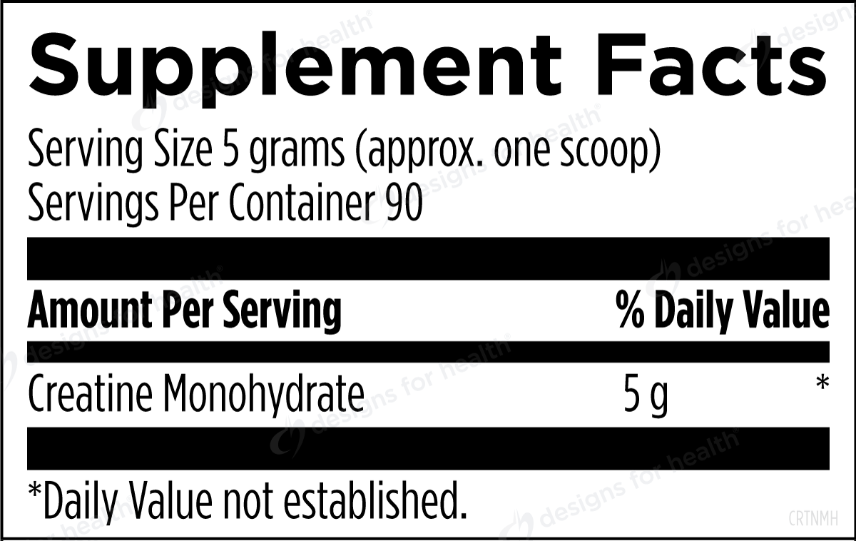 Creatine Monohydrate Powder By Designs for Health