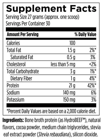 Grass-Fed Beef Protein Vanilla by Designs for Sport