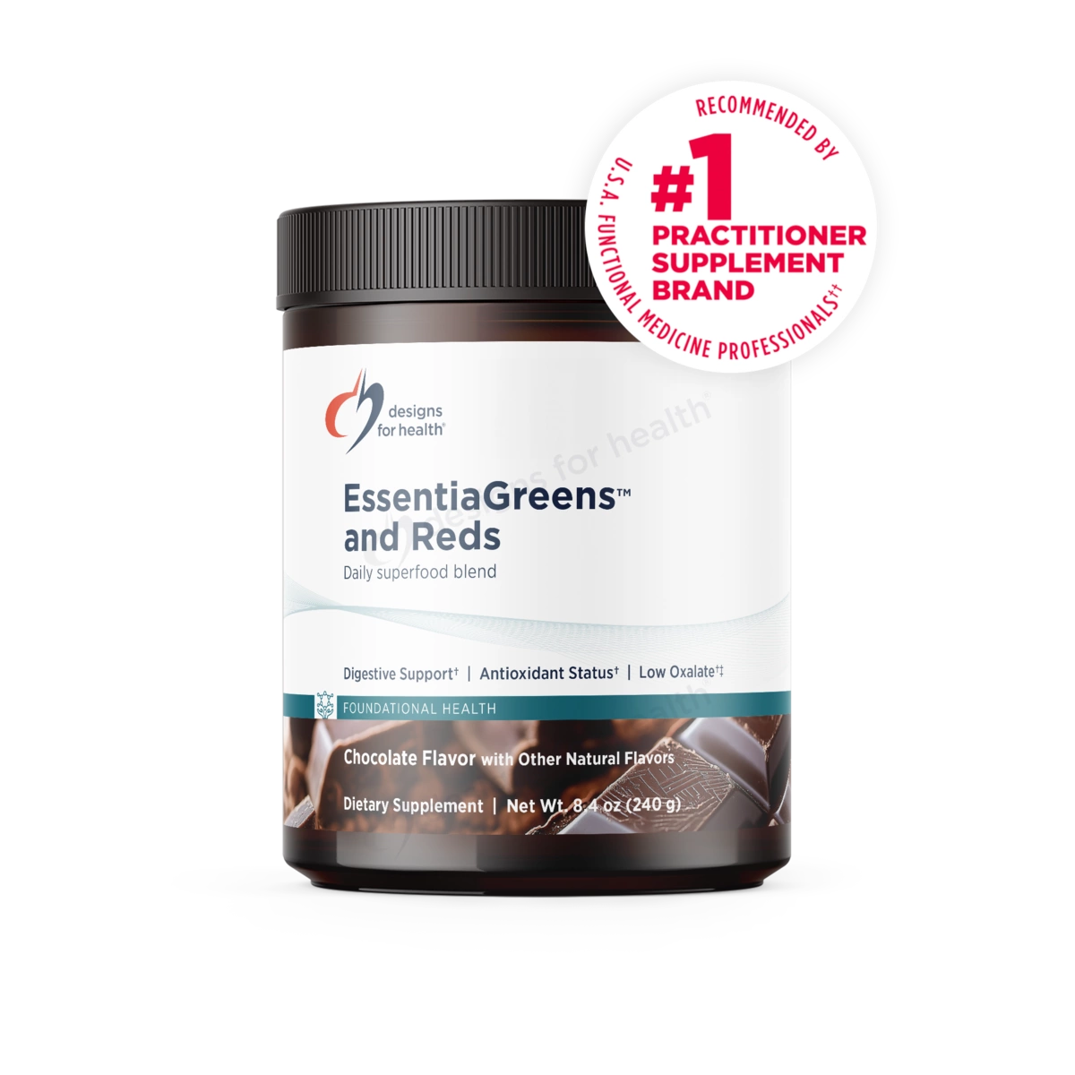 EssentiaGreens and Reds (Chocolate) by Designs for Health