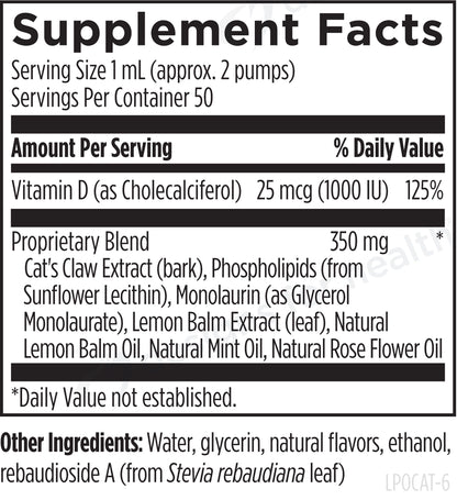 Liposomal Cat's Claw Synergy by Designs for Health