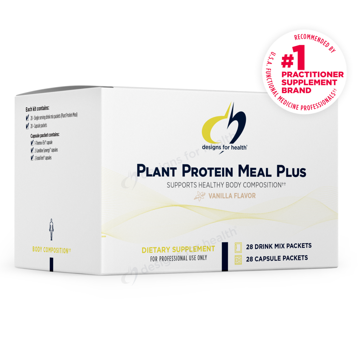 Plant Protein Meal Plus (Kit)- Vanilla by Designs for Health