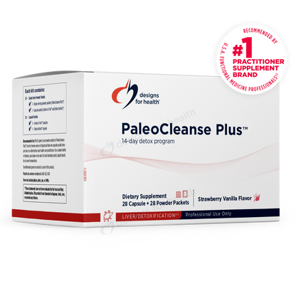 PaleoCleanse Plus Detox Program (Strawberry Vanilla 14-Day Kit) by Designs for Health
