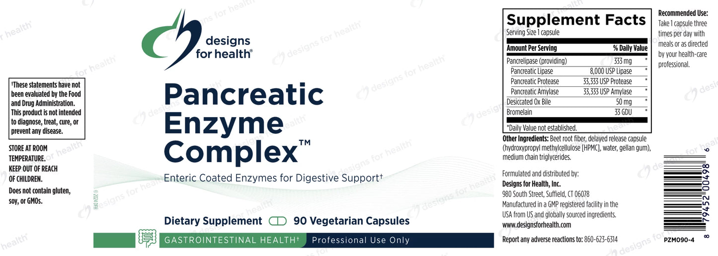 Pancreatic Enzyme Complex by Designs for Health
