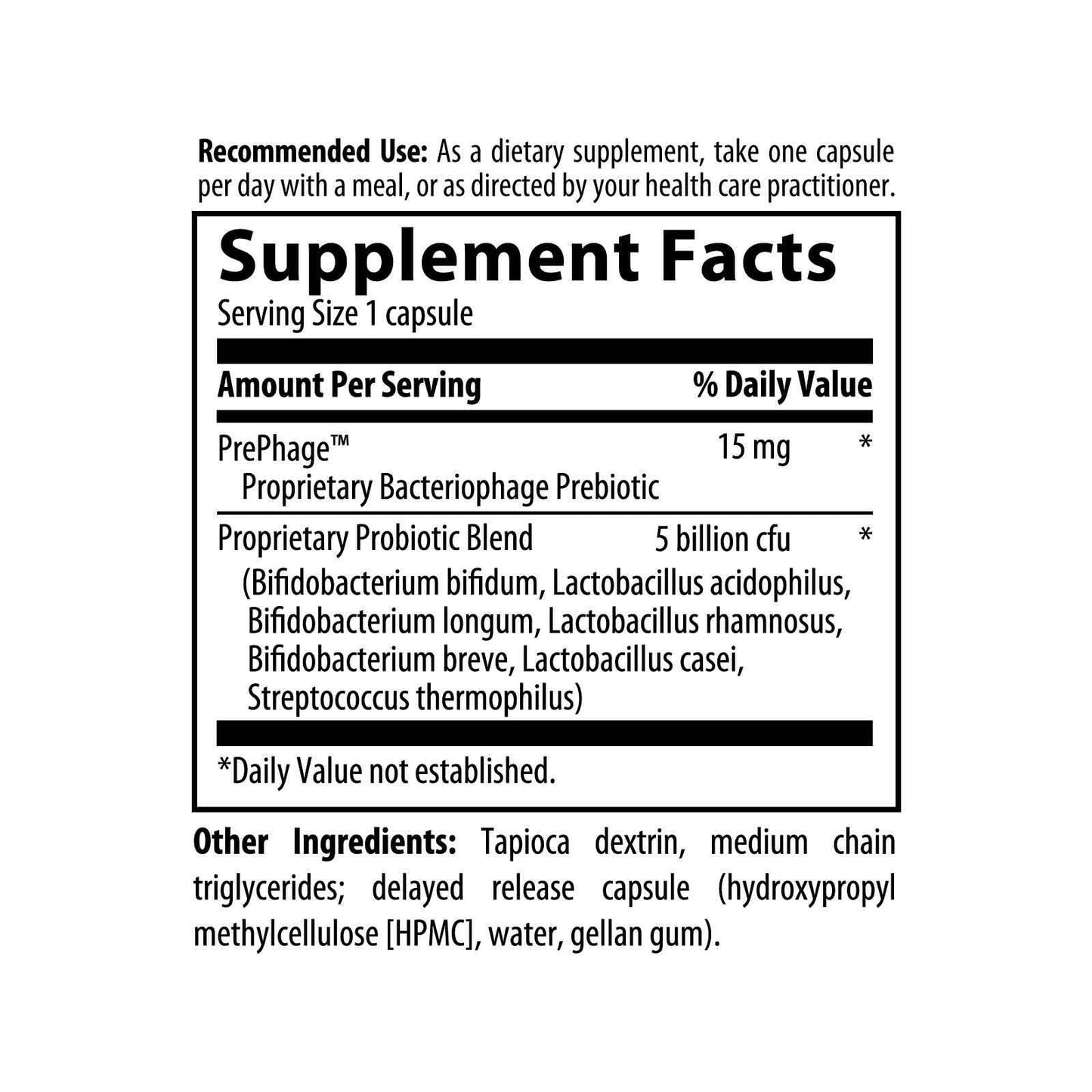 Probiophage DF (120 caps) by Designs for Health