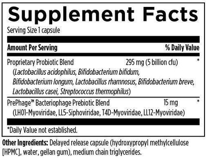 Probiophage DF (60 caps) by Designs for Health