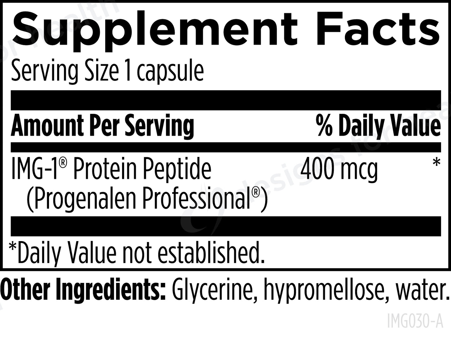 Progenalen Pro Peptide By Designs for Health