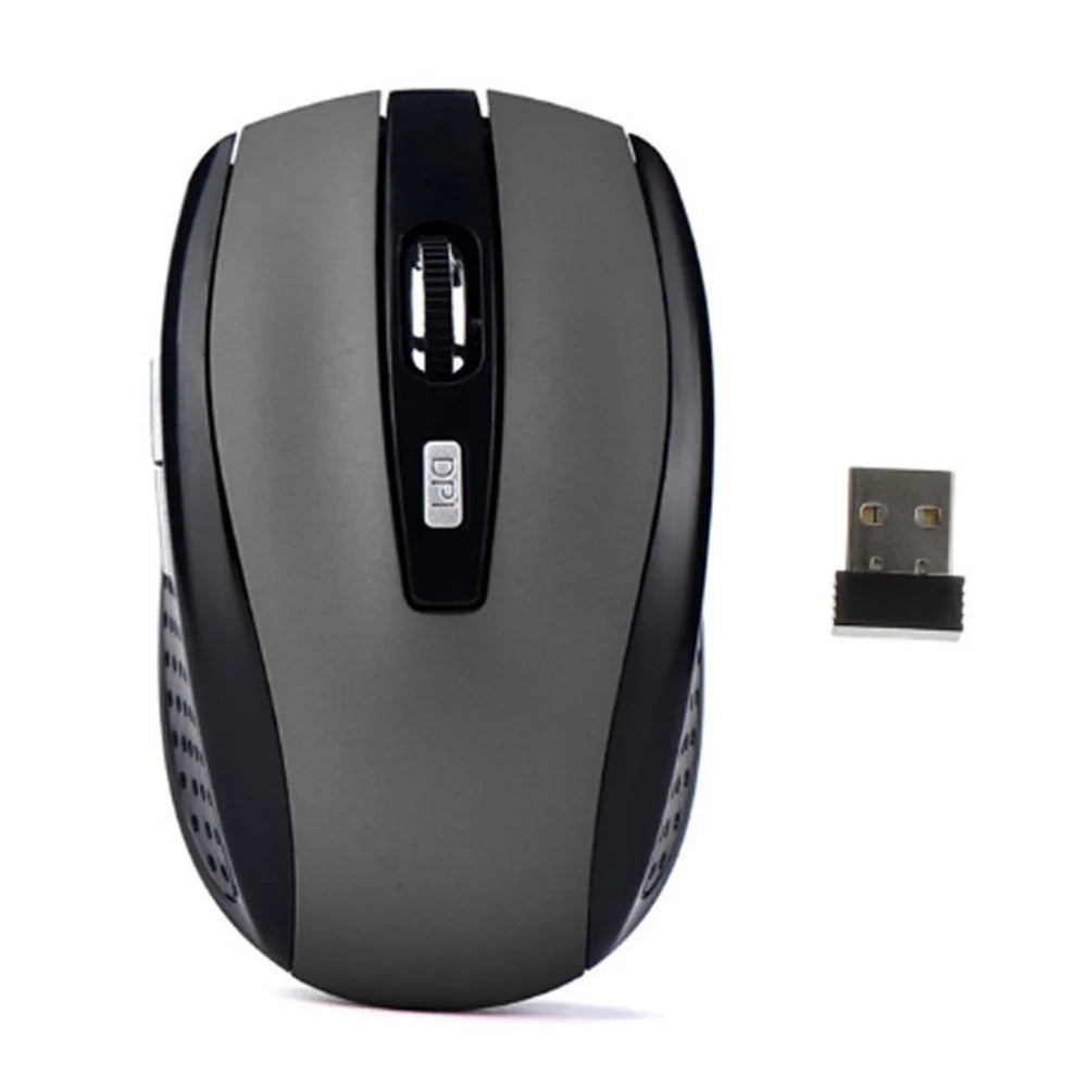 2.4G Wireless Mouse 2.4Ghz Gaming Mouse 6D Optical Wireless Mouse Slim Mini Noiseless Mice  DPI1600 for Macbook PC Laptop