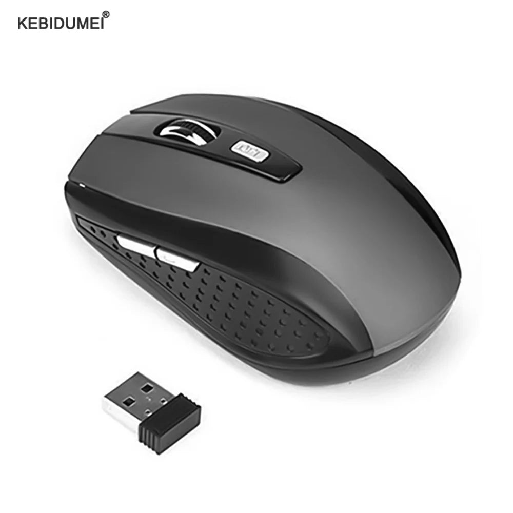 2.4G Wireless Mouse 2.4Ghz Gaming Mouse 6D Optical Wireless Mouse Slim Mini Noiseless Mice  DPI1600 for Macbook PC Laptop