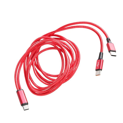 Portable USB C Male to 2 USB C Male Y Splitter Cable USB C Extension Splitter