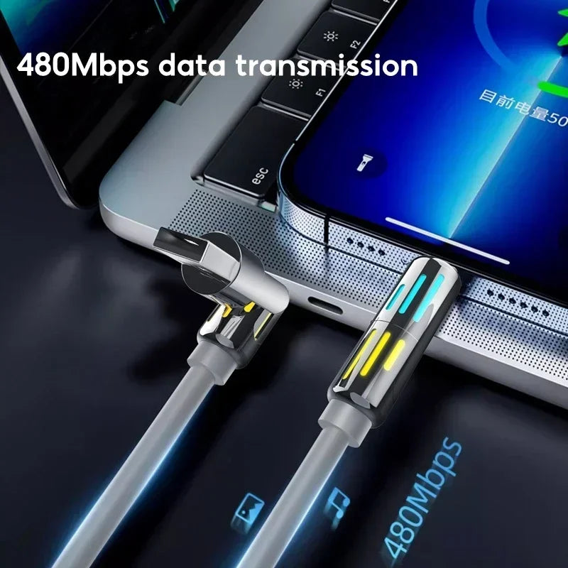 Eary USB C Cable 4-in-1 USB-C (6ft) 240W USB-C Charger Data USB-C Fast Charging for iPhone 15 MacBook  iPad  iPhone  Samsung