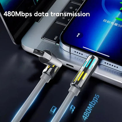 Eary USB C Cable 4-in-1 USB-C (6ft) 240W USB-C Charger Data USB-C Fast Charging for iPhone 15 MacBook  iPad  iPhone  Samsung