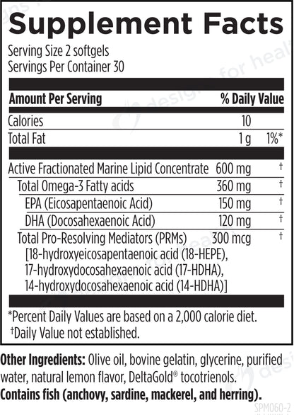 SPM Supreme (60 softgels) by Designs for Health