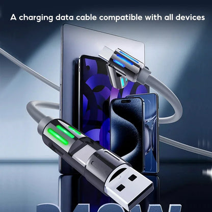 Eary USB C Cable 4-in-1 USB-C (6ft) 240W USB-C Charger Data USB-C Fast Charging for iPhone 15 MacBook  iPad  iPhone  Samsung