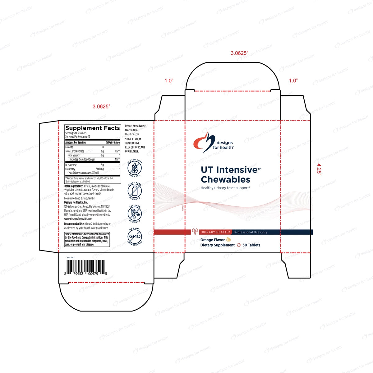 UT Intensive Chewables by Designs for Health