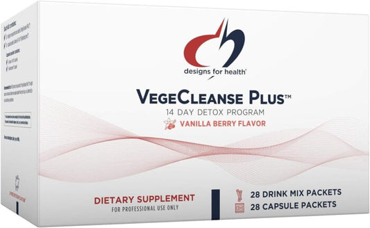 VegeCleanse Plus Detox Program (14 Day Kit) by Designs for Health | Now known as Plant Protein Cleanse