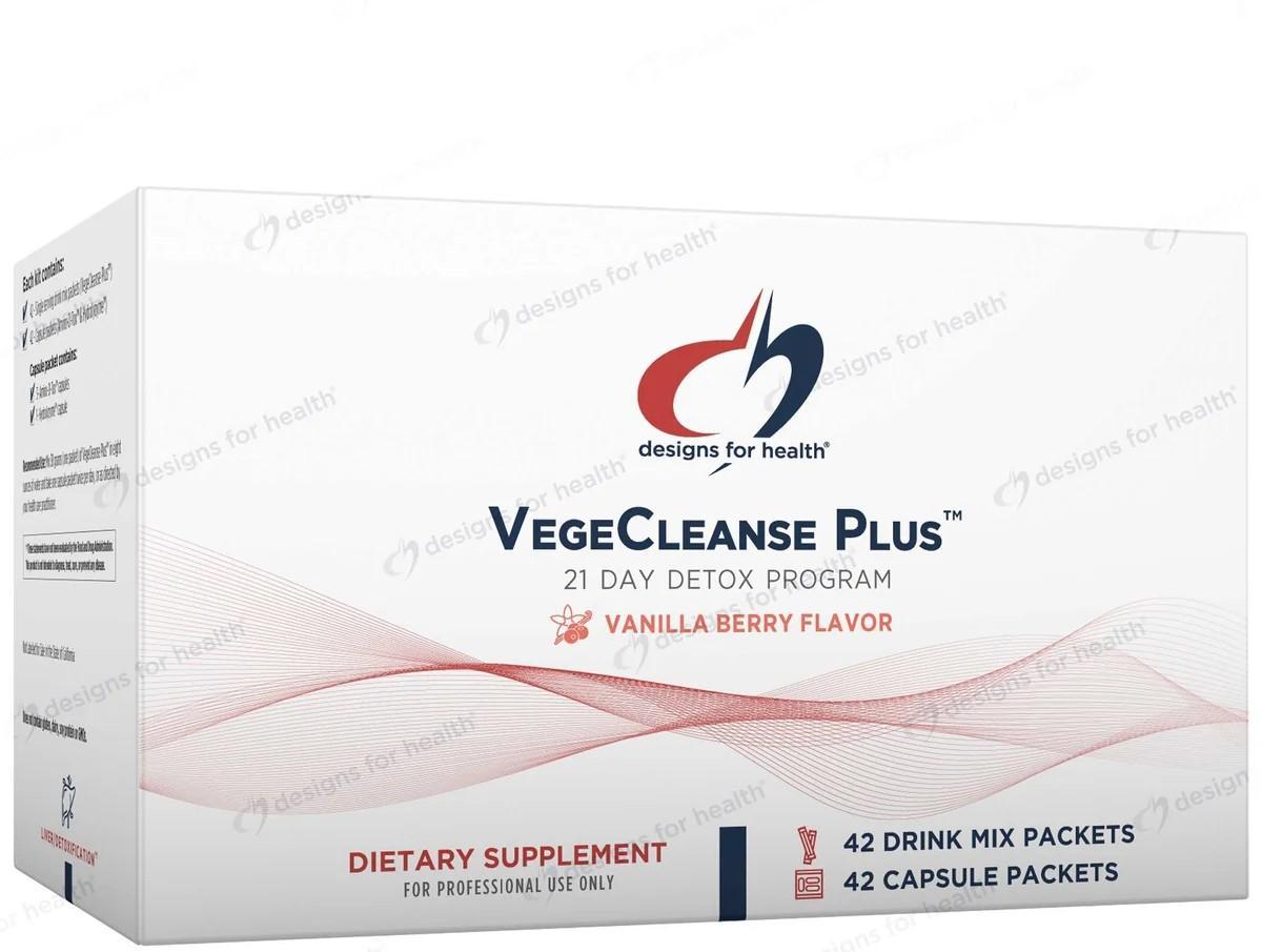 VegeCleanse Plus Detox Program (21 Day Kit) by Designs for Health | Now known as Plant Protein Cleanse