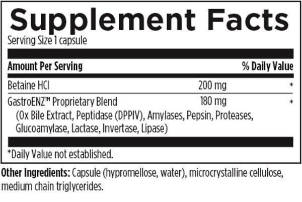 Digestzymes (60 caps) by Designs for Health